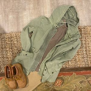 Melrose and Market hooded utility jacket XS